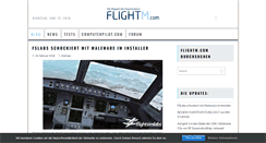 Desktop Screenshot of flightm.de