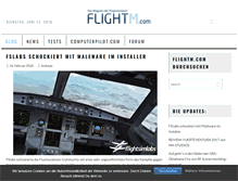 Tablet Screenshot of flightm.de